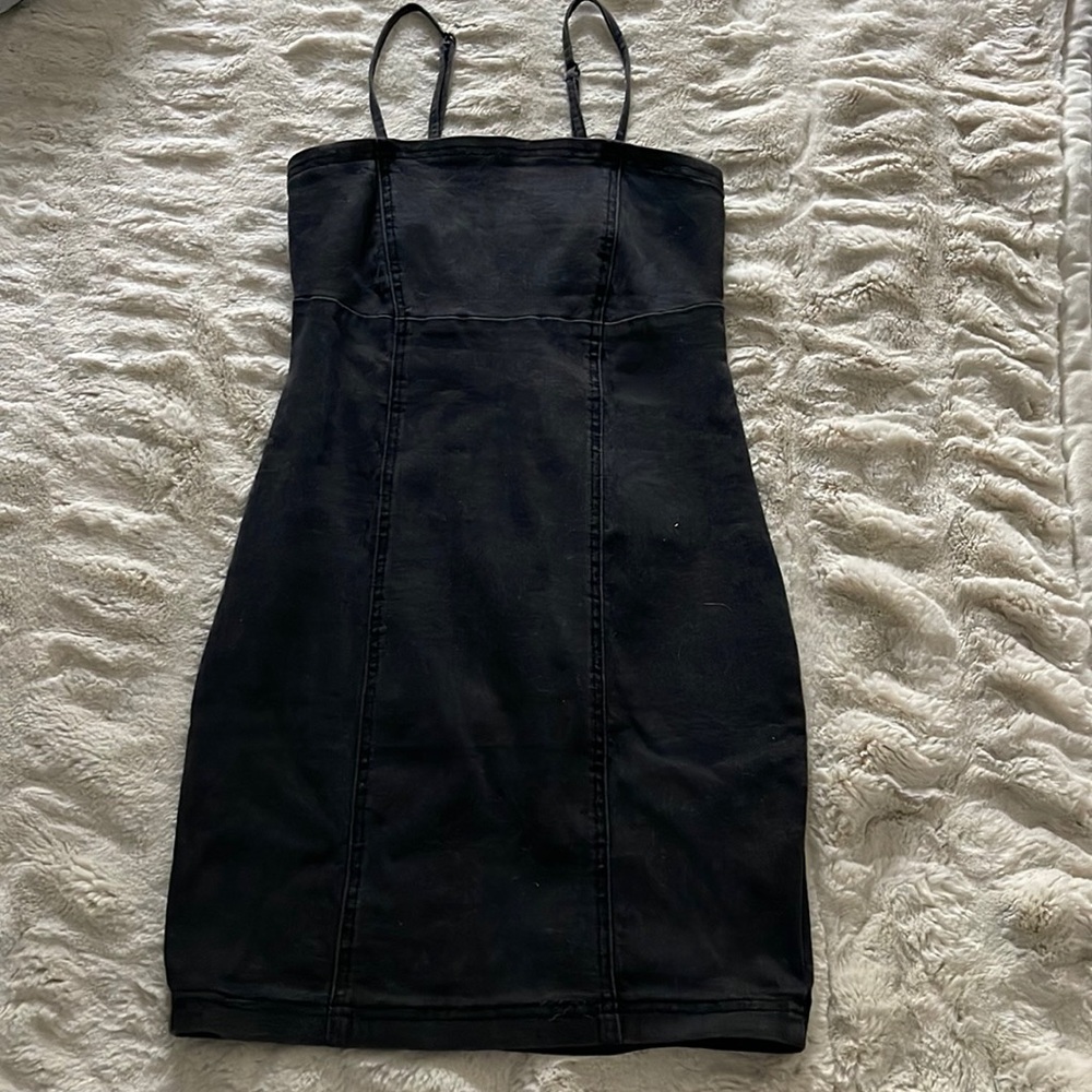 Forever 21 Black Denim Mini Dress. Size S